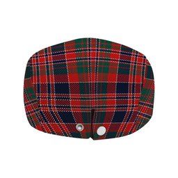 ScotsTee Shop Scottish MacDonald of Boisdale Modern Jeff Cap Tartan Flat Cap