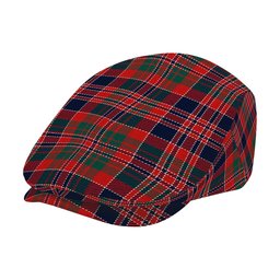 ScotsTee Shop Scottish MacDonald of Boisdale Modern Jeff Cap Tartan Flat Cap