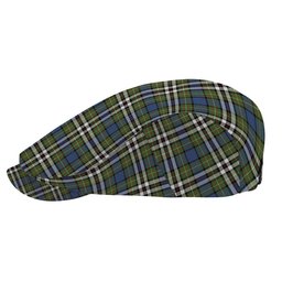 ScotsTee Shop Scottish McDonell of Glengarry Dress Ancient Jeff Cap Tartan Flat Cap