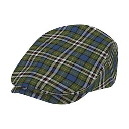 ScotsTee Shop Scottish McDonell of Glengarry Dress Ancient Jeff Cap Tartan Flat Cap