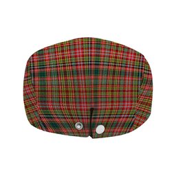 ScotsTee Shop Scottish Ogilvie (Ogilvy) of Strathallan Modern Jeff Cap Tartan Flat Cap