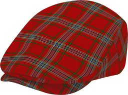 ScotsTee Shop Scottish Year of the Rat, The Jeff Cap Tartan Flat Cap