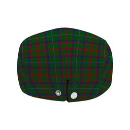 ScotsTee Shop Scottish Shaw of Tordarroch Green Hunting Jeff Cap Tartan Flat Cap