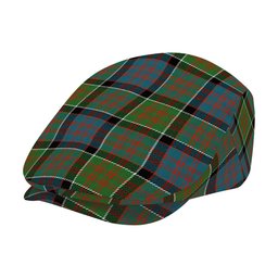 ScotsTee Shop Scottish McDonald of Clan Ranald Ancient Jeff Cap Tartan Flat Cap