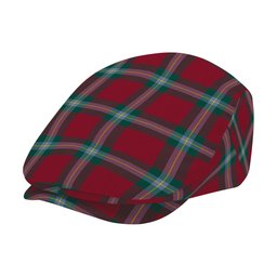ScotsTee Shop Scottish MacLaine of Loch Buie Modern Jeff Cap Tartan Flat Cap
