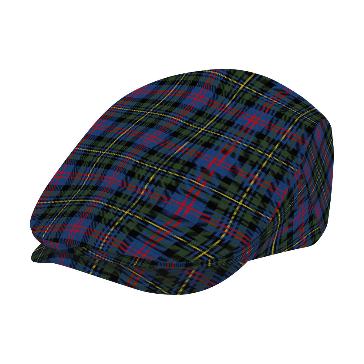 ScotsTee Shop Scottish MacCallum of Berwick Modern Jeff Cap Tartan Flat Cap