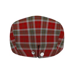 ScotsTee Shop Scottish McLean of Duart Dress Red Jeff Cap Tartan Flat Cap