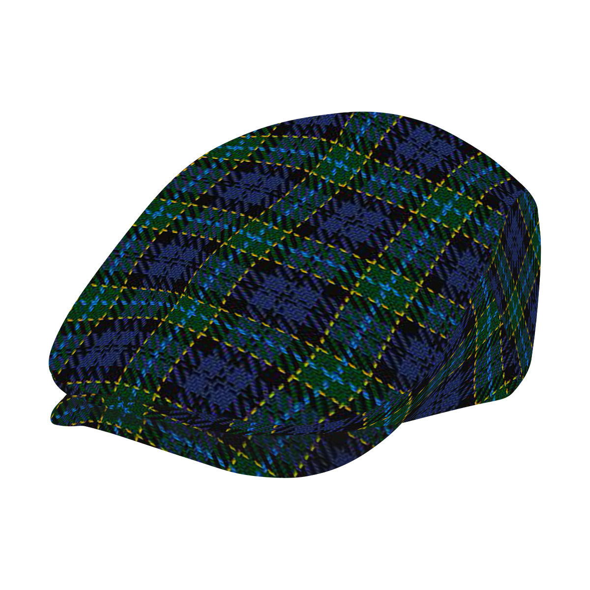 ScotsTee Shop Scottish Hogarth of Firhill 2 Jeff Cap Tartan Flat Cap