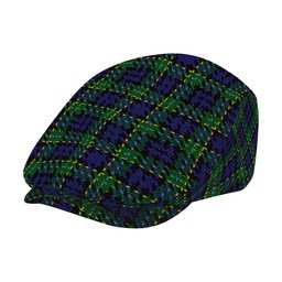 ScotsTee Shop Scottish Hogarth of Firhill Jeff Cap Tartan Flat Cap