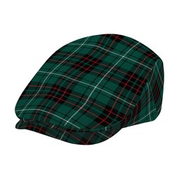ScotsTee Shop Scottish MacAuley of Lewis Modern Jeff Cap Tartan Flat Cap