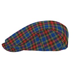 ScotsTee Shop Scottish MacBeth Modern SC Jeff Cap Tartan Flat Cap