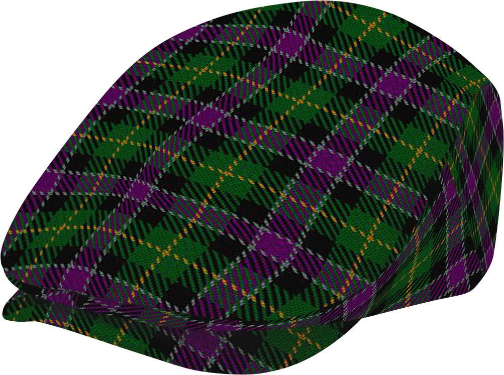 ScotsTee Shop Scottish Selkirk Original Jeff Cap Tartan Flat Cap