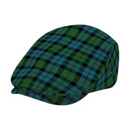 ScotsTee Shop Scottish MacEwen Ancient Jeff Cap Tartan Flat Cap