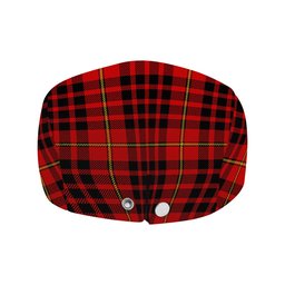 ScotsTee Shop Scottish McDonald of Ardnamurchan Modern Jeff Cap Tartan Flat Cap