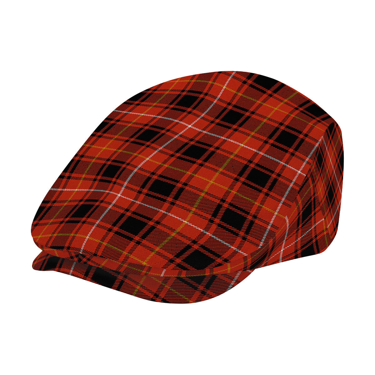 ScotsTee Shop Scottish MacIvor Ancient Jeff Cap Tartan Flat Cap
