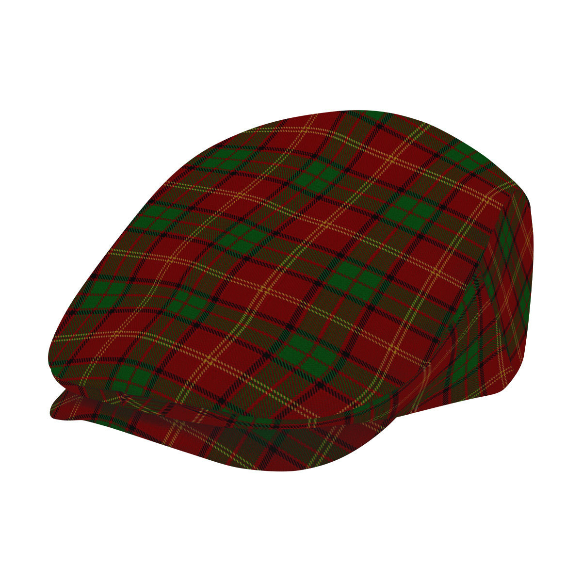 ScotsTee Shop Scottish Kirk Jeff Cap Tartan Flat Cap