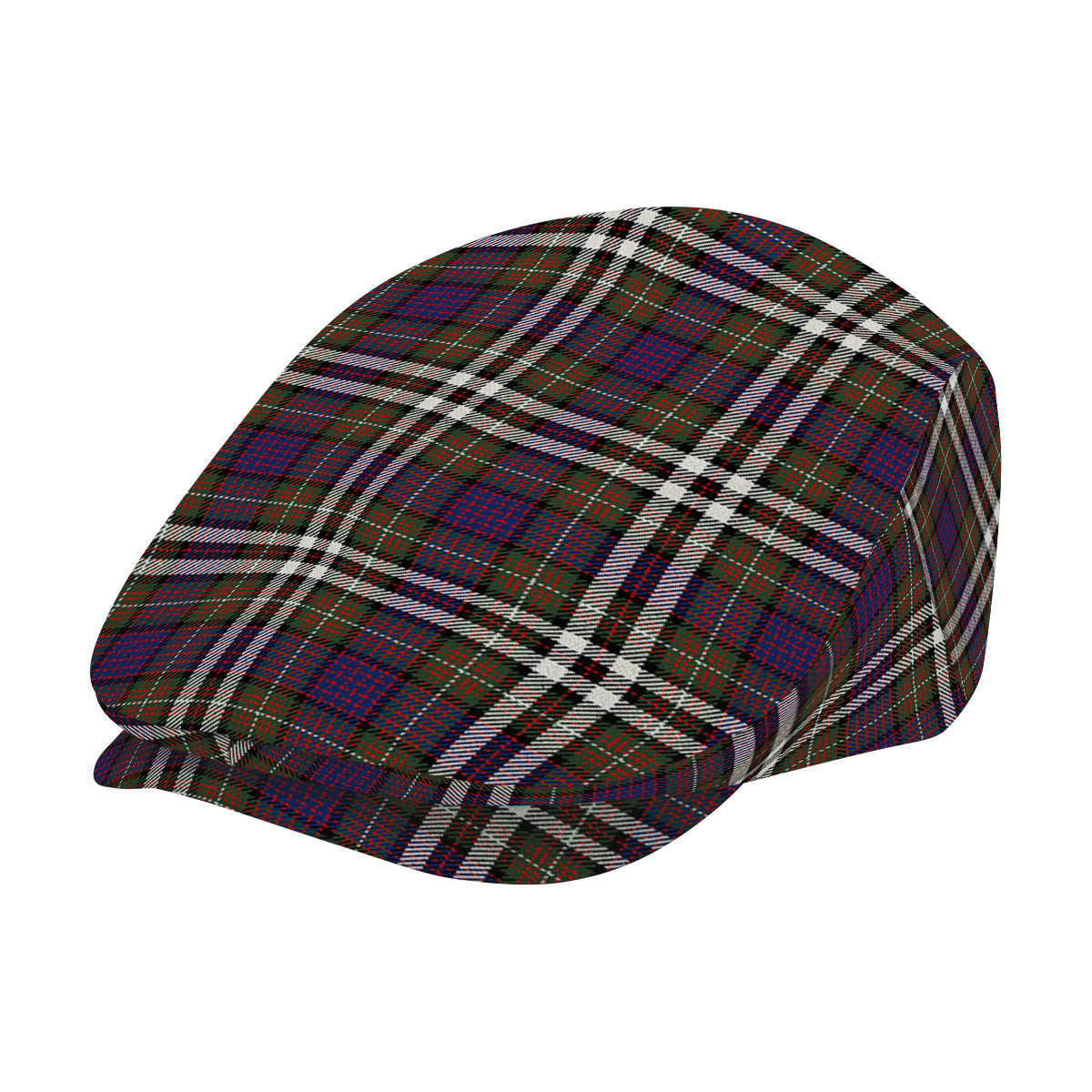 ScotsTee Shop Scottish McDonell of Glengarry Dress Modern Jeff Cap Tartan Flat Cap