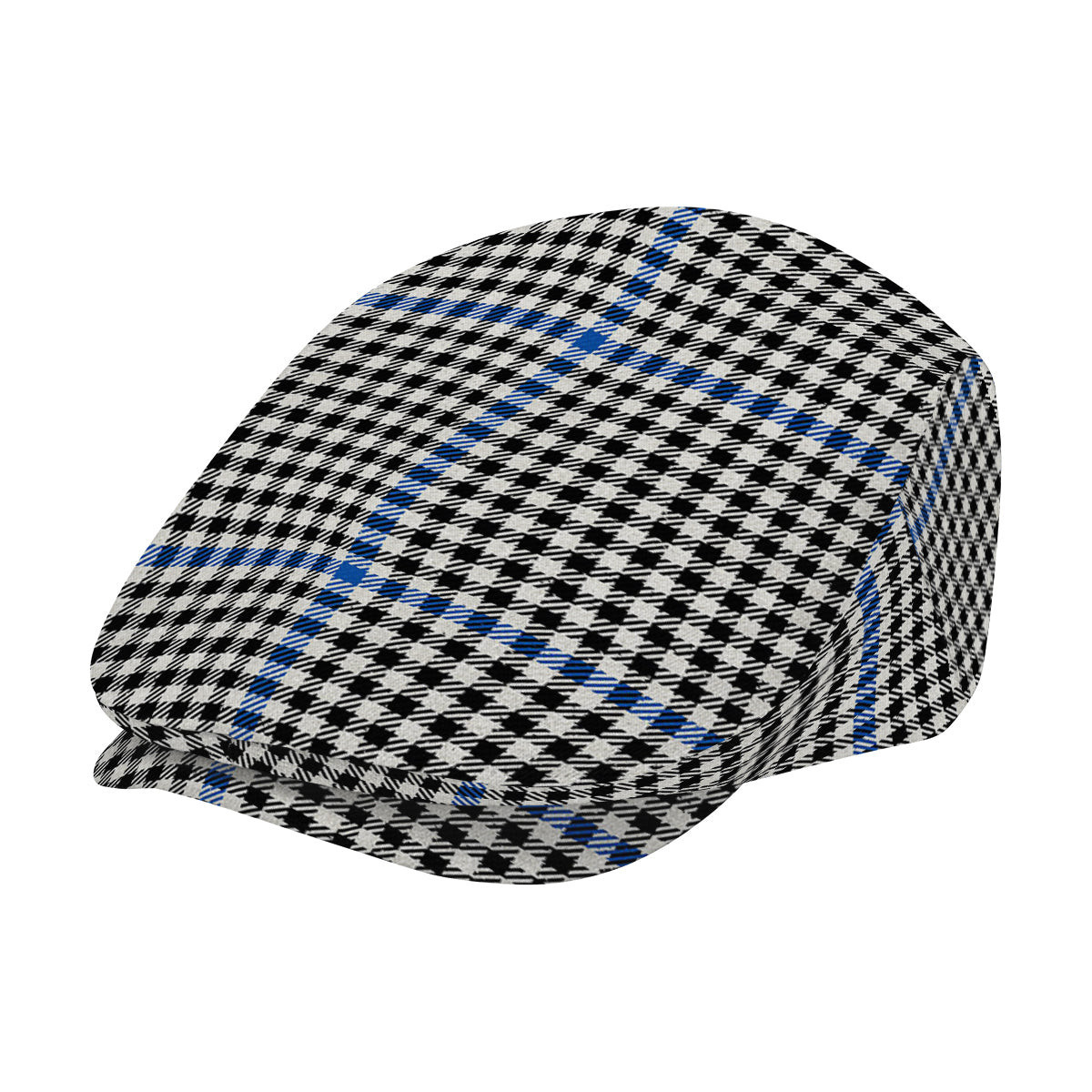 ScotsTee Shop Scottish Gladstone Modern Jeff Cap Tartan Flat Cap