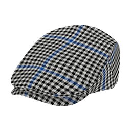 ScotsTee Shop Scottish Gladstone Modern Jeff Cap Tartan Flat Cap