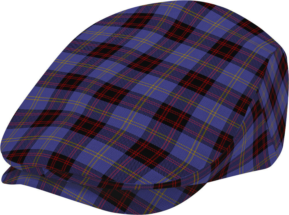ScotsTee Shop Scottish Rutherford Jeff Cap Tartan Flat Cap