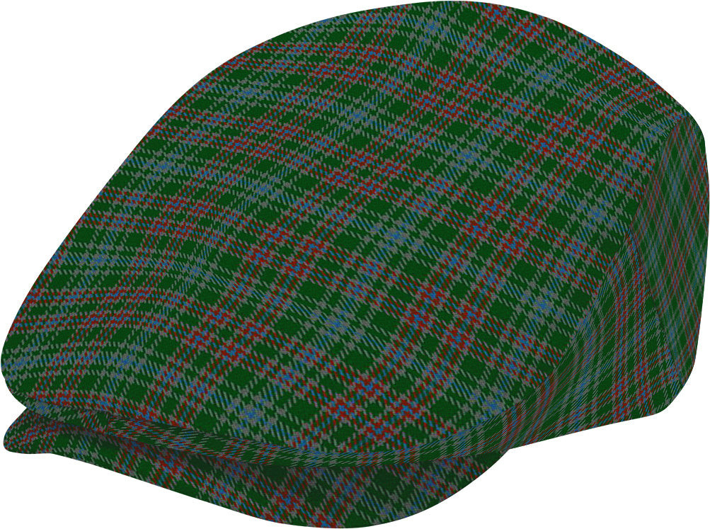 ScotsTee Shop Scottish Ralston USA Jeff Cap Tartan Flat Cap