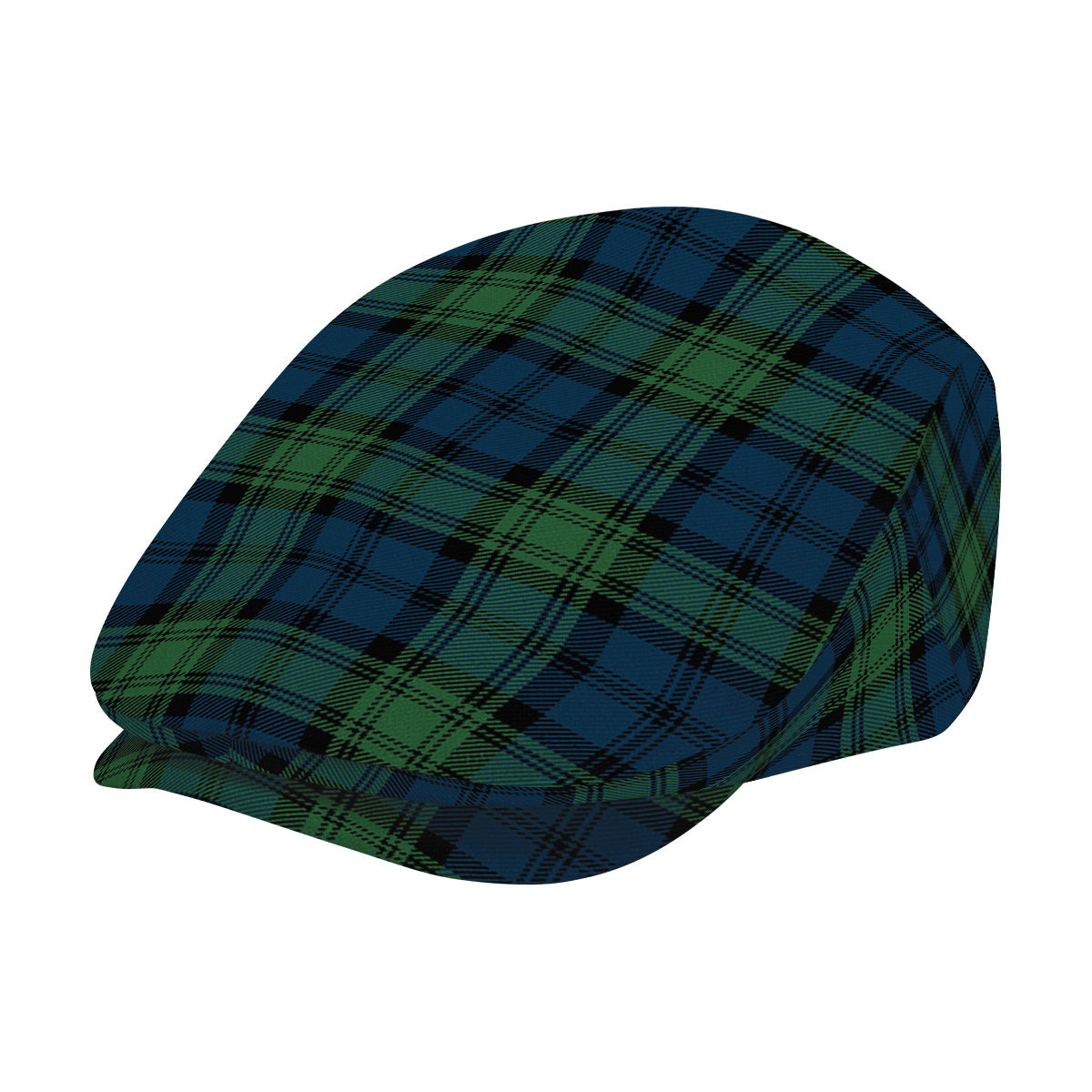ScotsTee Shop Scottish Kerr Hunting Modern Jeff Cap Tartan Flat Cap