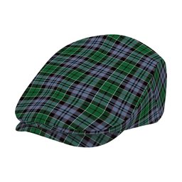 ScotsTee Shop Scottish MacIsaac Ancient Jeff Cap Tartan Flat Cap