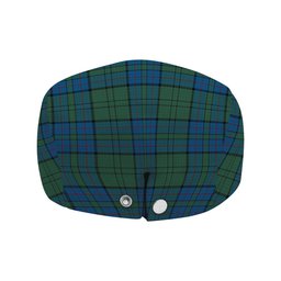 ScotsTee Shop Scottish Lockhart Jeff Cap Tartan Flat Cap