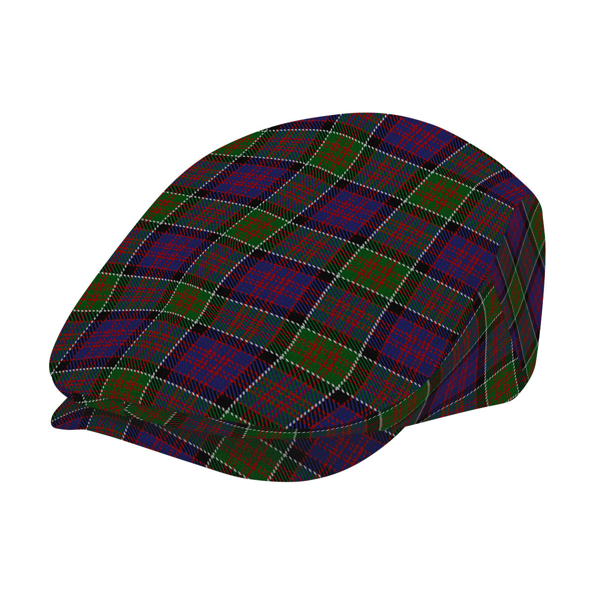 ScotsTee Shop Scottish MacDonald of Clanranald 2 Jeff Cap Tartan Flat Cap