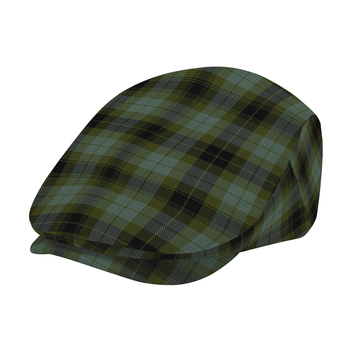 ScotsTee Shop Scottish MacIver Family Jeff Cap Tartan Flat Cap