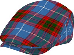 ScotsTee Shop Scottish Sideserf Jeff Cap Tartan Flat Cap