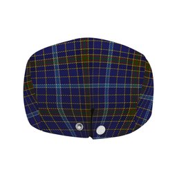 ScotsTee Shop Scottish Knox 2 Jeff Cap Tartan Flat Cap