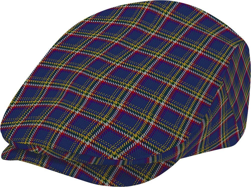 ScotsTee Shop Scottish Yukon (asymmetric) Jeff Cap Tartan Flat Cap