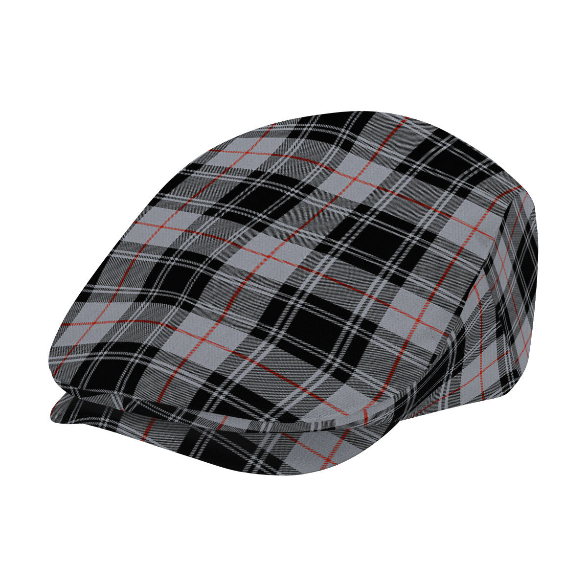 ScotsTee Shop Scottish Moffat Ancient Jeff Cap Tartan Flat Cap