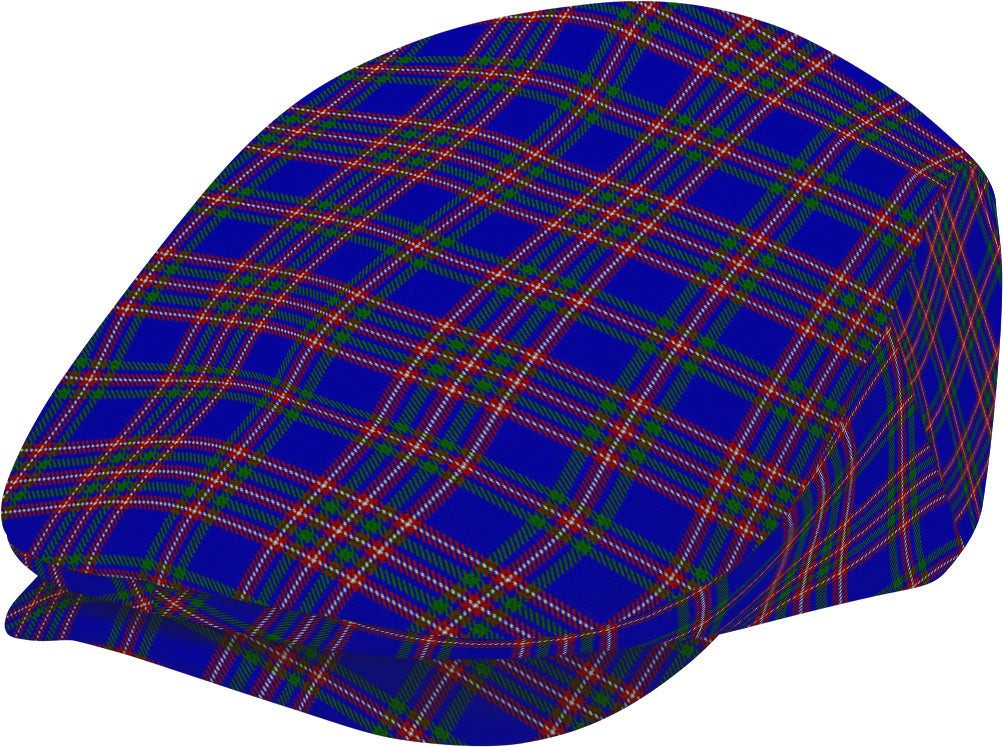 ScotsTee Shop Scottish Yamaue Jeff Cap Tartan Flat Cap