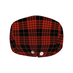ScotsTee Shop Scottish MacQueen Ancient Jeff Cap Tartan Flat Cap