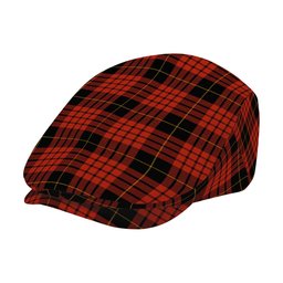 ScotsTee Shop Scottish MacQueen Ancient Jeff Cap Tartan Flat Cap