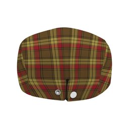 ScotsTee Shop Scottish MacMillan Old Weathered Jeff Cap Tartan Flat Cap