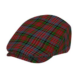 ScotsTee Shop Scottish MacPherson 5 Jeff Cap Tartan Flat Cap