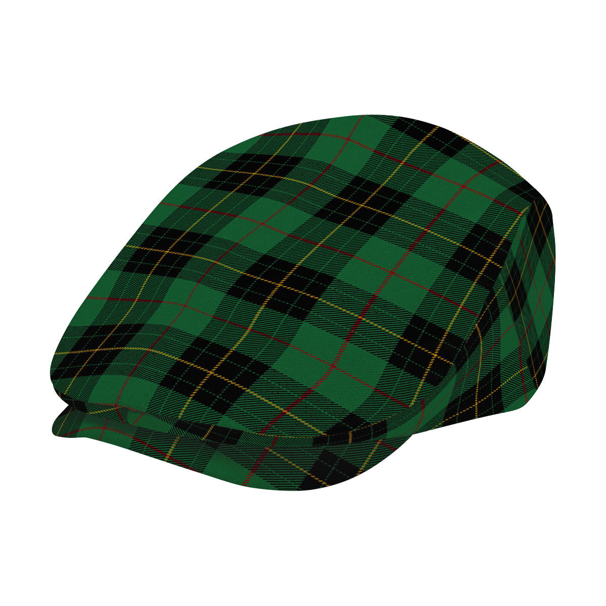 ScotsTee Shop Scottish McArthur-Fox Hunting Ancient Jeff Cap Tartan Flat Cap