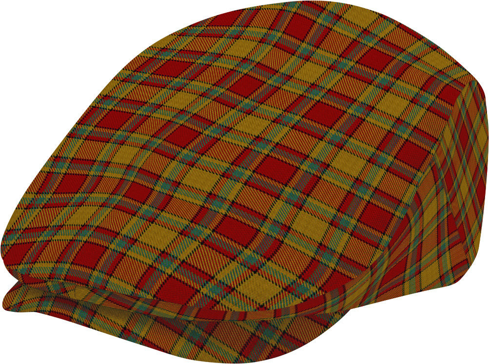 ScotsTee Shop Scottish Scrimgeour of Glassary Jeff Cap Tartan Flat Cap