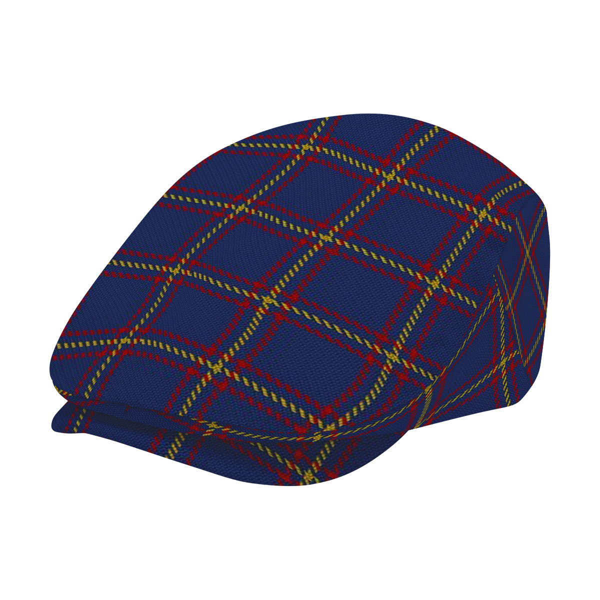 ScotsTee Shop Scottish McLaine of Lochbuie Jeff Cap Tartan Flat Cap