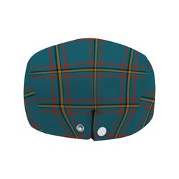 ScotsTee Shop Scottish MacLaine of Lochbuie Hunting Ancient Jeff Cap Tartan Flat Cap