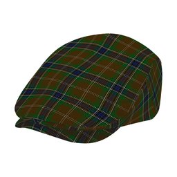 ScotsTee Shop Scottish MacLean of Kingairloch Jeff Cap Tartan Flat Cap