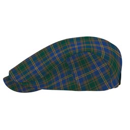 ScotsTee Shop Scottish Strang of Balkaskie Modern Jeff Cap Tartan Flat Cap