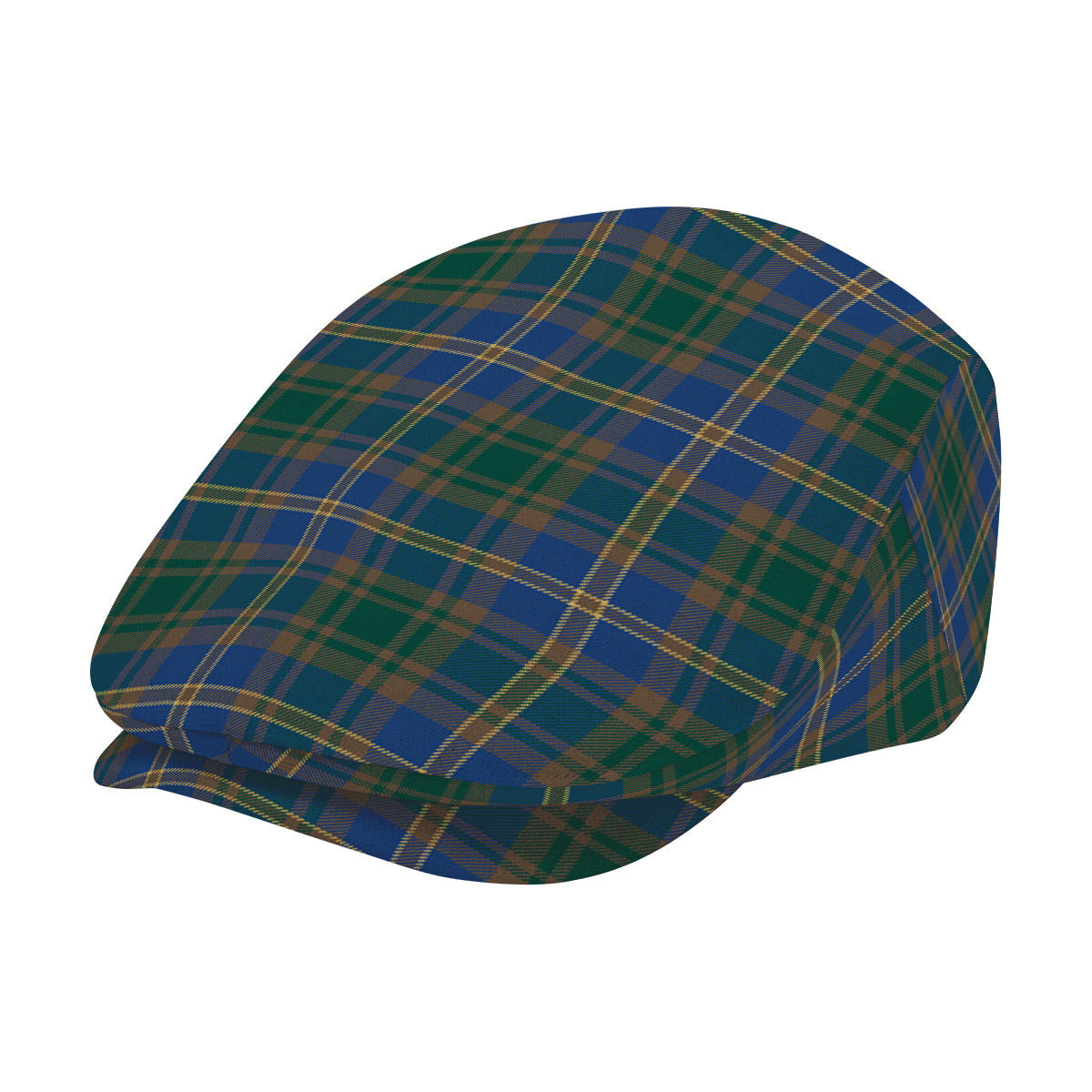 ScotsTee Shop Scottish Strang of Balkaskie Modern Jeff Cap Tartan Flat Cap
