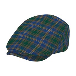 ScotsTee Shop Scottish Strang of Balkaskie Modern Jeff Cap Tartan Flat Cap