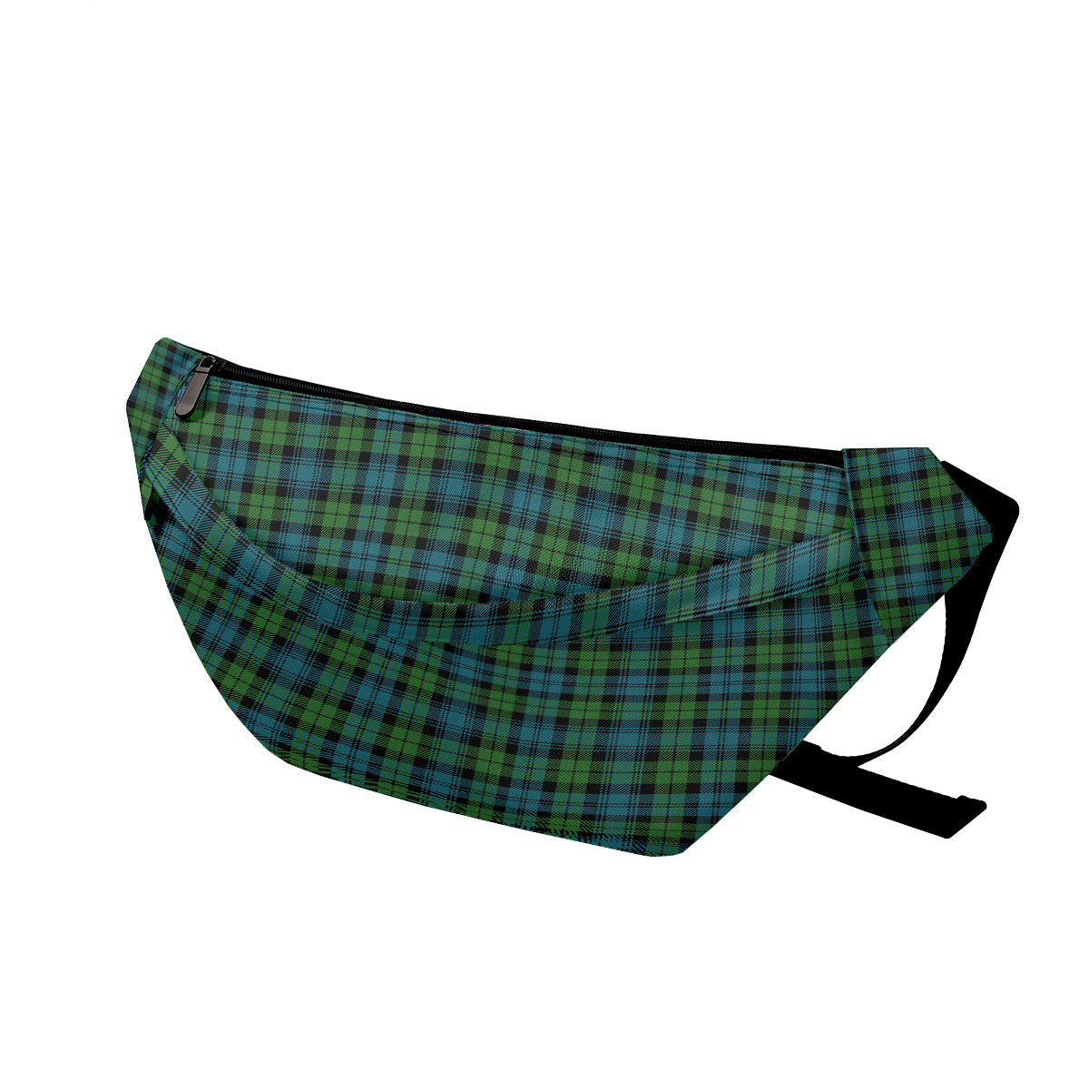 ScotsTee Shop Scottish Black Watch Ancient Clan Clan Tartan Fanny Pack Plaid Waist Bag