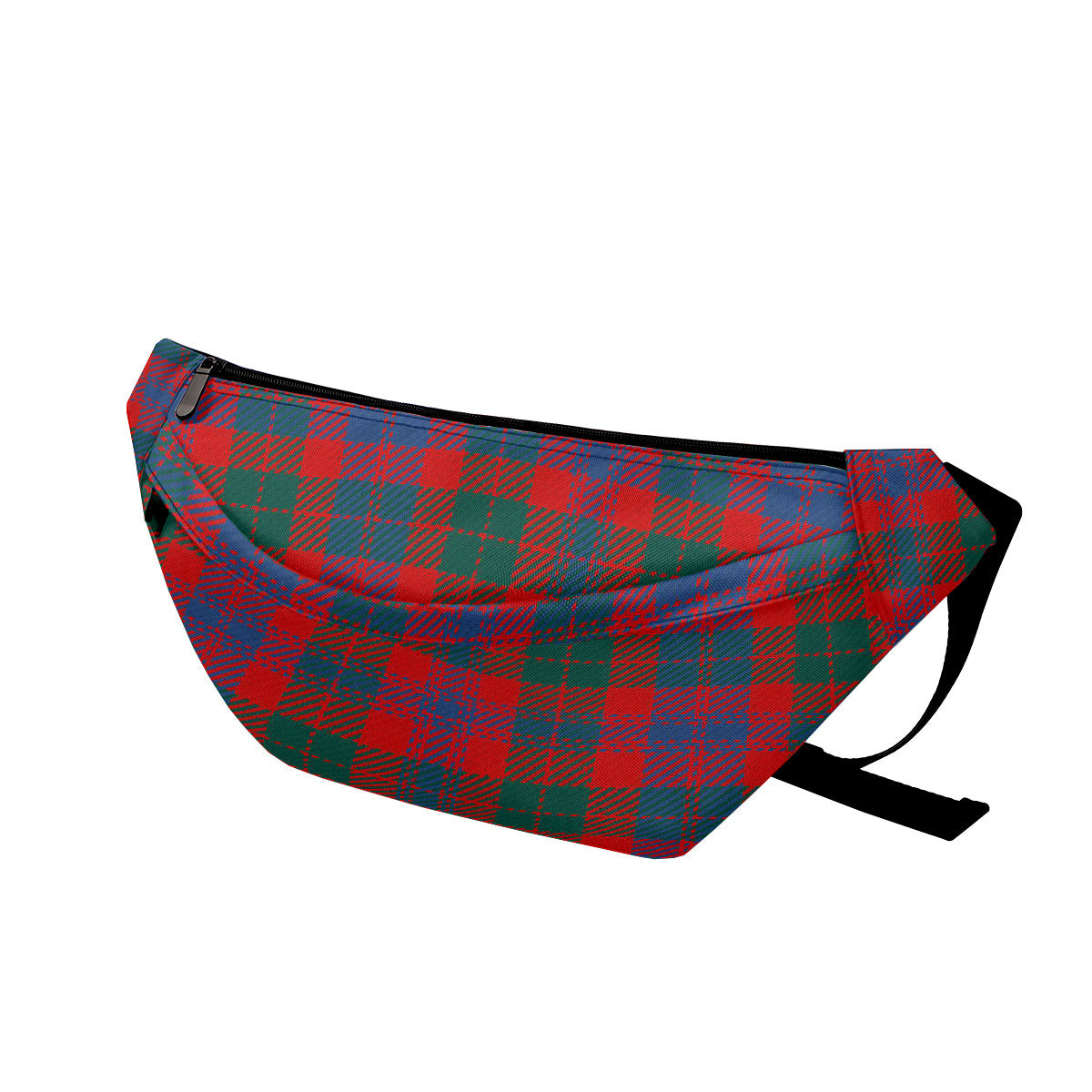 ScotsTee Shop Scottish Black Watch Pipe Band Modern Clan Tartan Fanny Pack Plaid Waist Bag