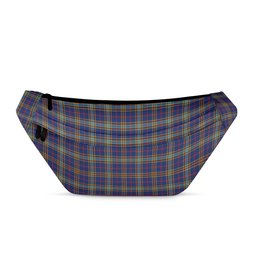 ScotsTee Shop Scottish Balfour Blue Modern Clan Tartan Fanny Pack Plaid Waist Bag